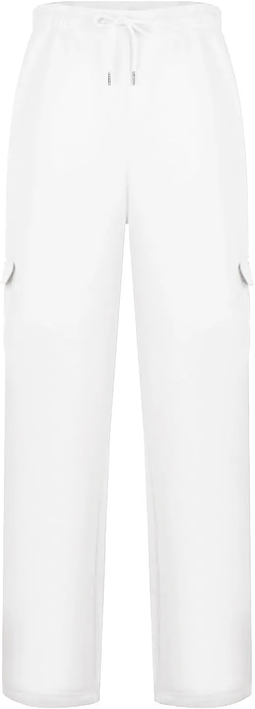 Linen Pants for Men Solid Color Casual Zipper Pocket Colorblock Loose Comfy Sweatpants Trousers for Men Green