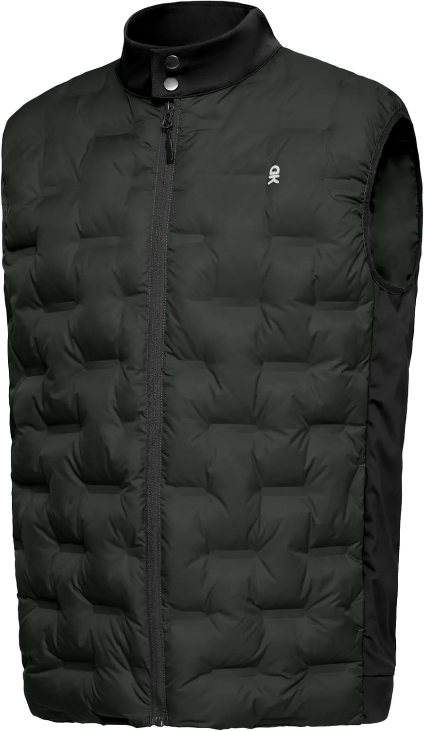 Little Donkey Andy Men's Lightweight Puffer Vest, Outdoor Windproof Sleeveless Jacket for Hiking Travel Golf