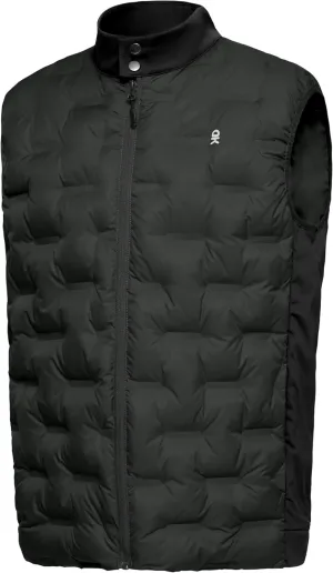 Little Donkey Andy Men's Lightweight Puffer Vest, Outdoor Windproof Sleeveless Jacket for Hiking Travel Golf