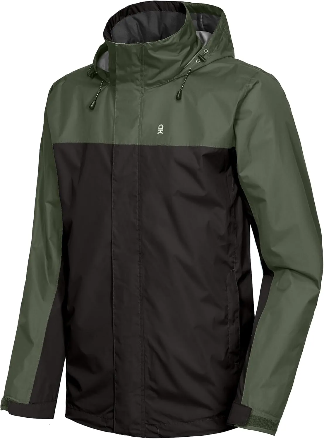 Little Donkey Andy Men's Waterproof Rain Jacket Outdoor Lightweight Rain Shell Coat for Hiking,Golf,Travel