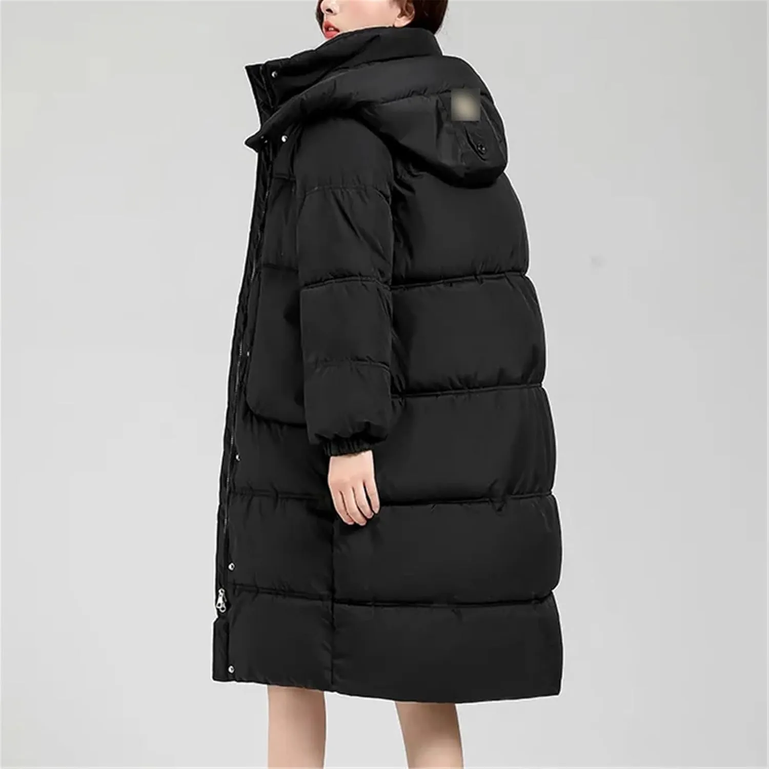 Long Winter Down Cotton Coat Women Windproof Overcoat Thicken Warm Cotton-Padded Women Jacket Puffer Parkas Outwear