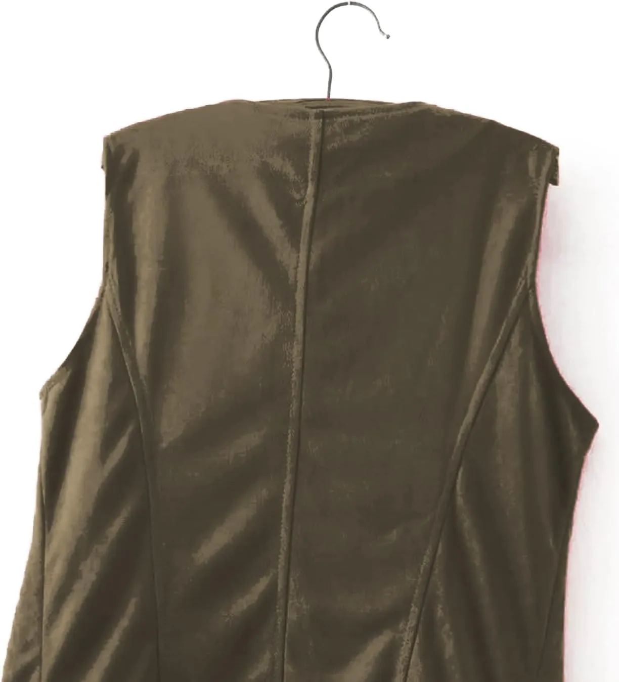 LYANER Women's Faux Suede Tassels Vest Cardigan Open-Front Vest Cardigan Jacket