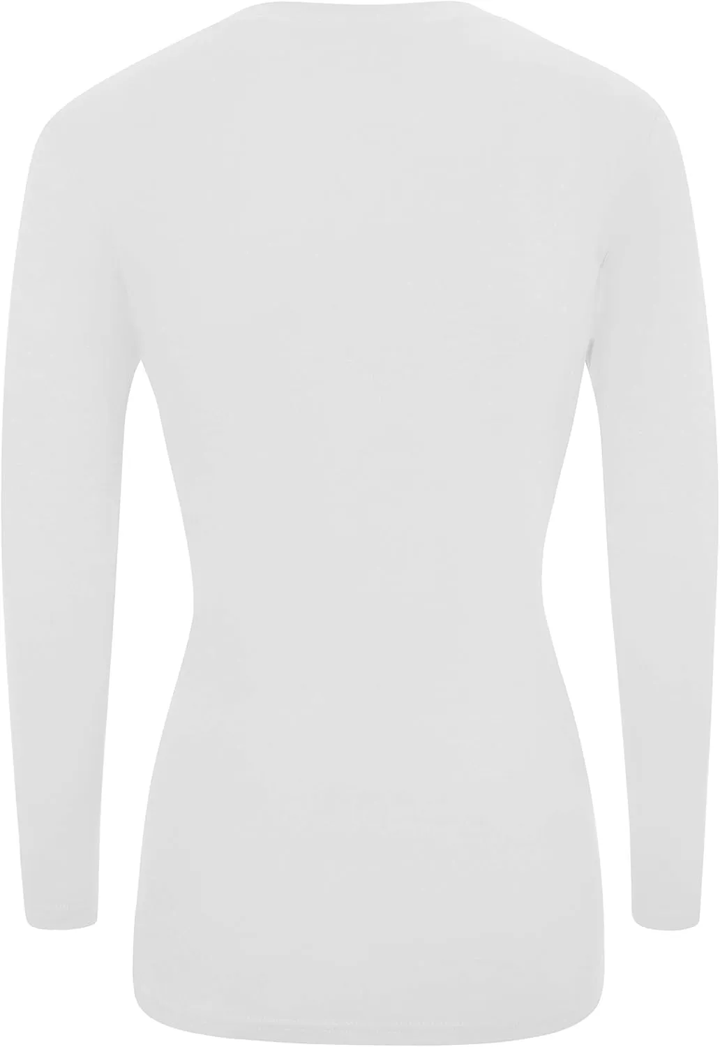 M&M Scrubs Women's Long Sleeve V-Neck Under Scrub Stretch T-Shirt-3-Pack