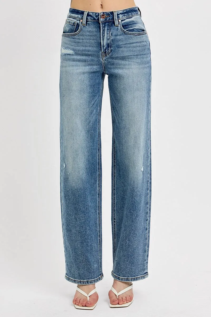 Medium Classic Straight Leg Denim