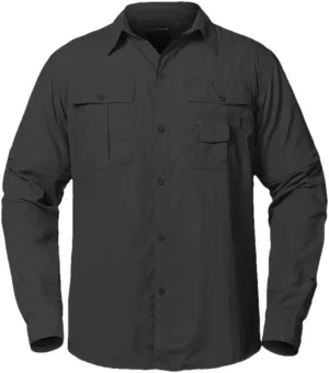 Men Cargo Military Army Tactical Shirt Quick Dry Pockets Breathable Removable Long Sleeve Shirts