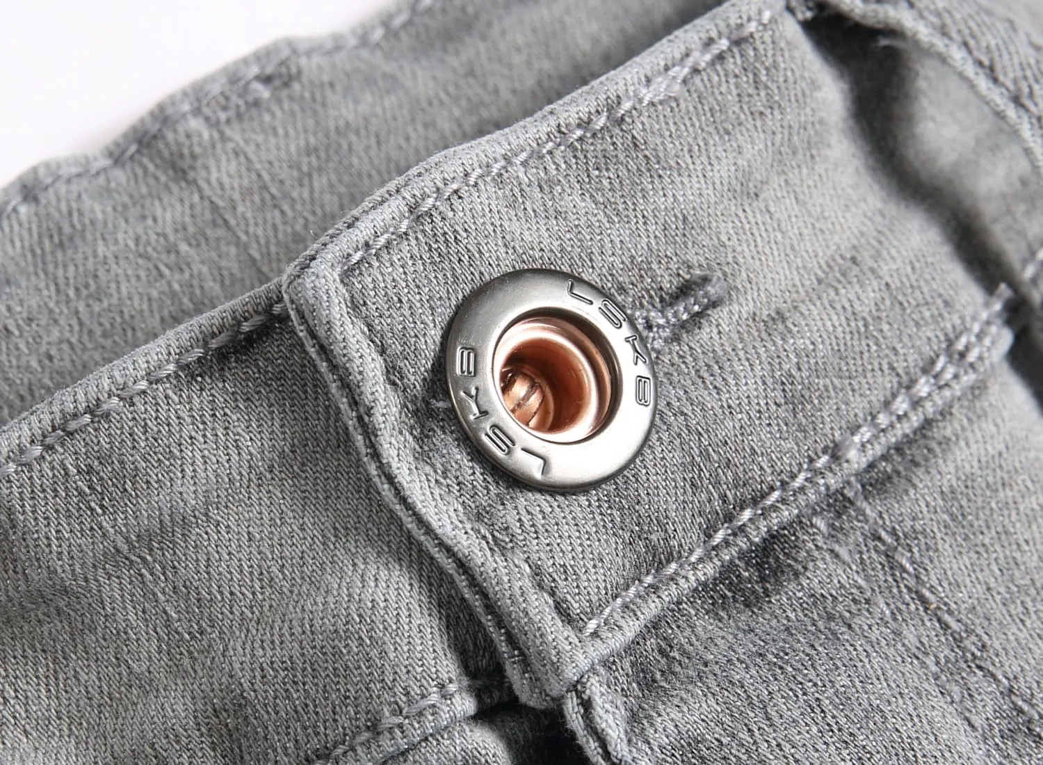 Men Ripped Jeans Fashion Slim Fit Traight Distressed Design Skinny Stretch Comfort Flex Waist Denim Pants