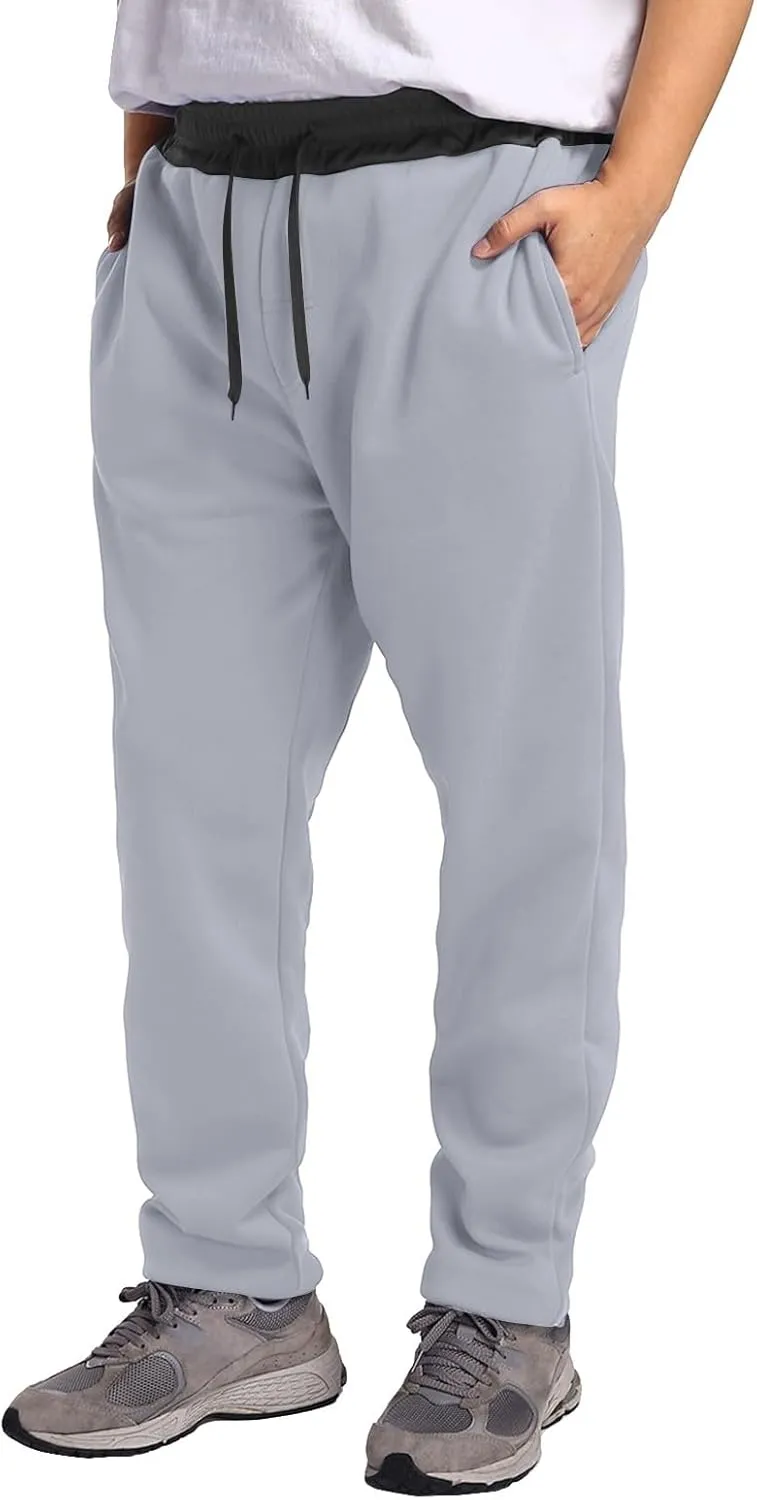 Mens Cargo Pants, Solid Color Loose Fit Drawstring Pant Outdoor Fashion Casual Lightweight Jogger Sweatpants Streetwear