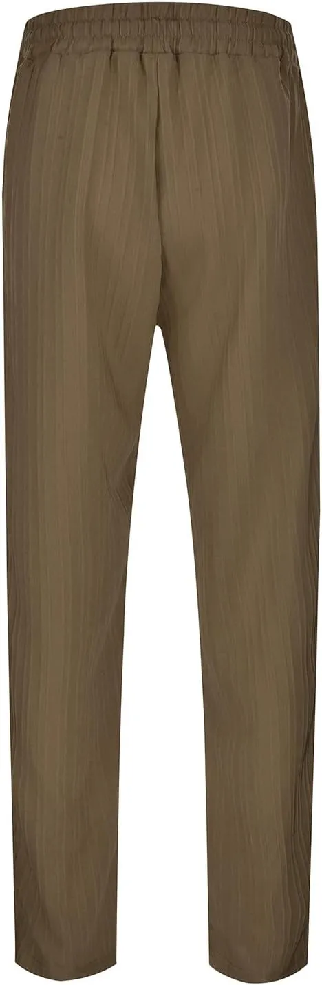 Mens Cotton Linen Drawstring Pants, Summer Elastic Waist Casual Slim Fit Jogger Yoga Pants Flexible Joggers Big and Tall