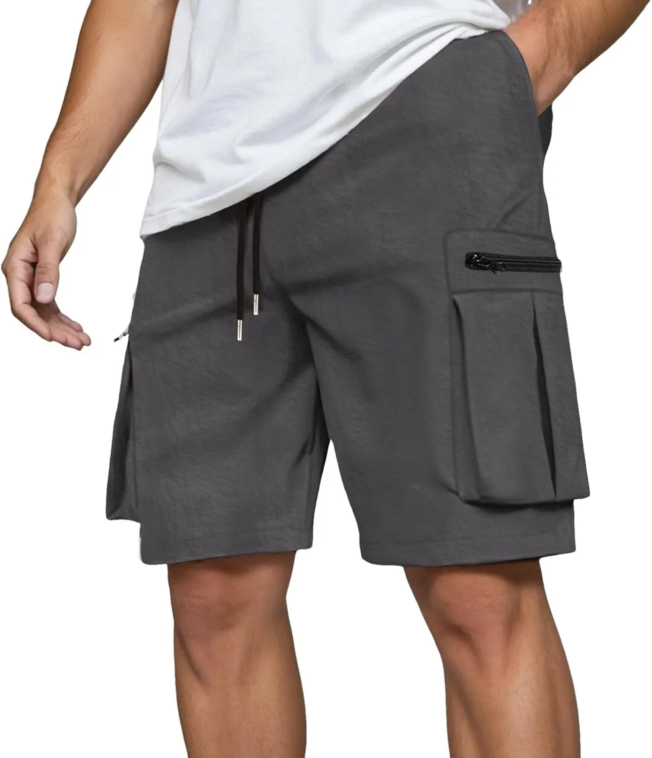 Men's Dress Pants Linen Working Beach Joggers Swim Shorts Skinny Big and Tall with Pockets Regular Fit Wide Leg Casual