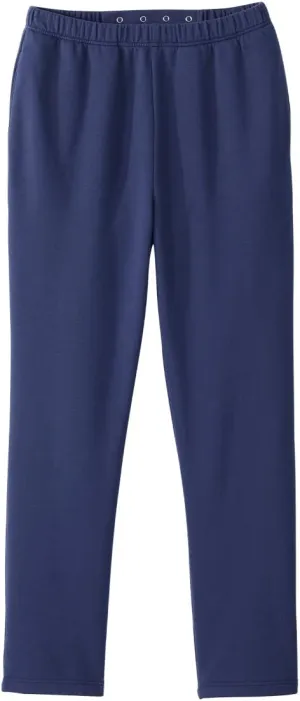 Mens Self Or Assisted Dressing Adaptive Open-Back Fleece Pant