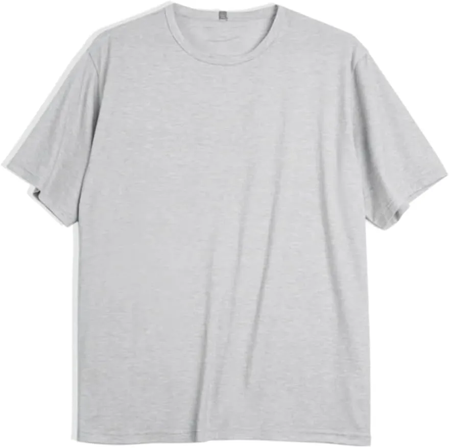Mens Short Sleeve Casual T Shirt Comfort Crewneck Lightweight Undershirts Soft Tee Tops
