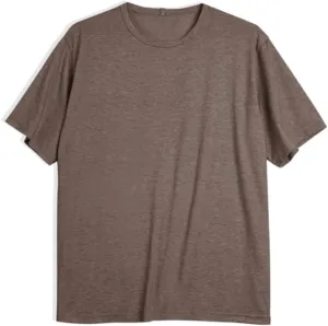 Mens Short Sleeve Casual T Shirt Comfort Crewneck Lightweight Undershirts Soft Tee Tops