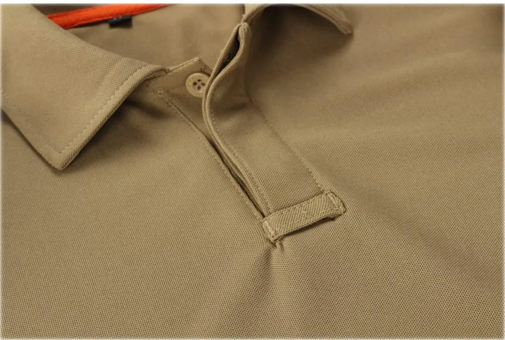 Mens Short Sleeve Polo Shirt Quick Dry Outdoor Work Combat T-Shirt Tops Hiking T Shirt