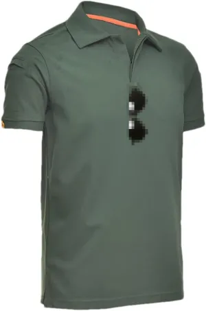 Mens Short Sleeve Polo Shirt Quick Dry Outdoor Work Combat T-Shirt Tops Hiking T Shirt