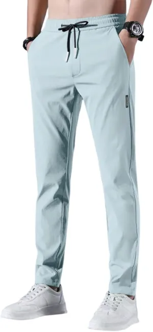 Men's Slim Fit Chino Pants - Men's Fashion Comfort Stretch Cotton Casual Pants - Stylish Tapered Chinos for Men