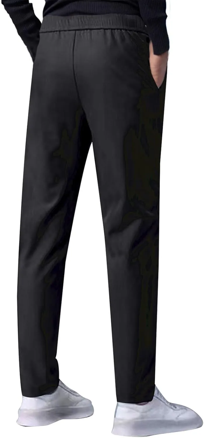 Men's Slim Fit Chino Pants - Men's Fashion Comfort Stretch Cotton Casual Pants - Stylish Tapered Chinos for Men