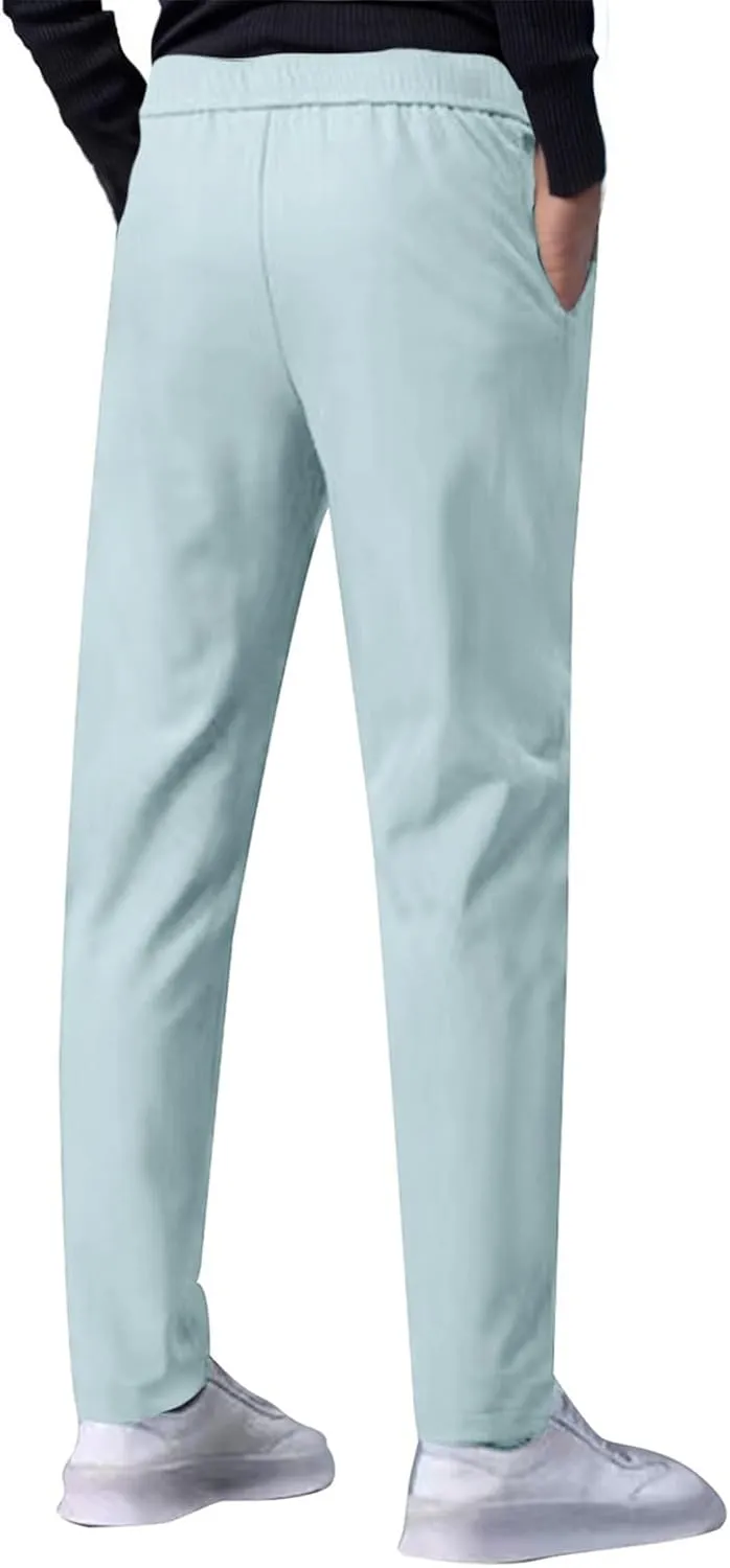Men's Slim Fit Chino Pants - Men's Fashion Comfort Stretch Cotton Casual Pants - Stylish Tapered Chinos for Men