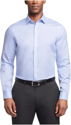Michael Kors Men's Dress Shirt Ultra Wrinkle Free Stretch Regular Fit