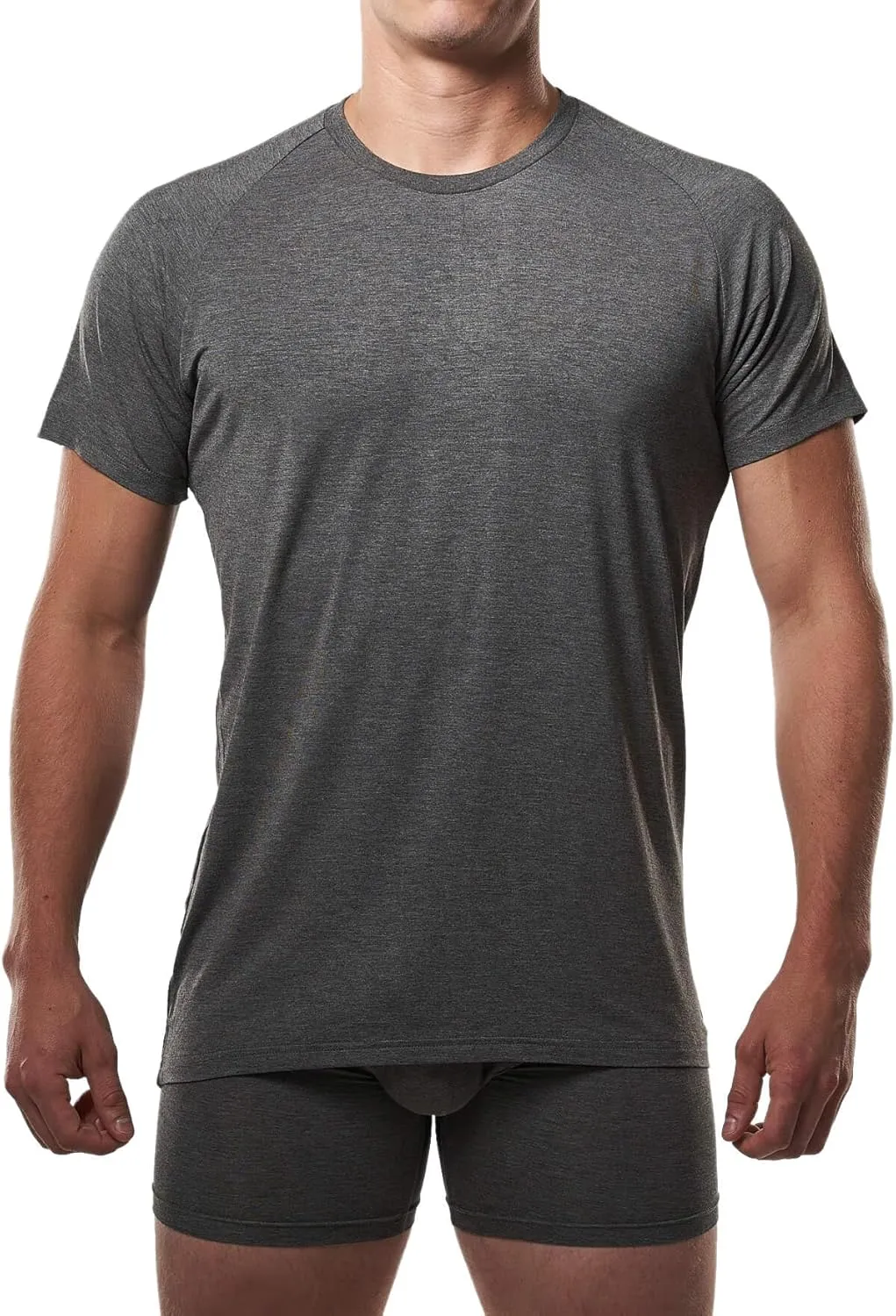Mr. Davis Comort Fit Premium Bamboo Viscose Traditional Cut Crew Neck Men's Undershirt