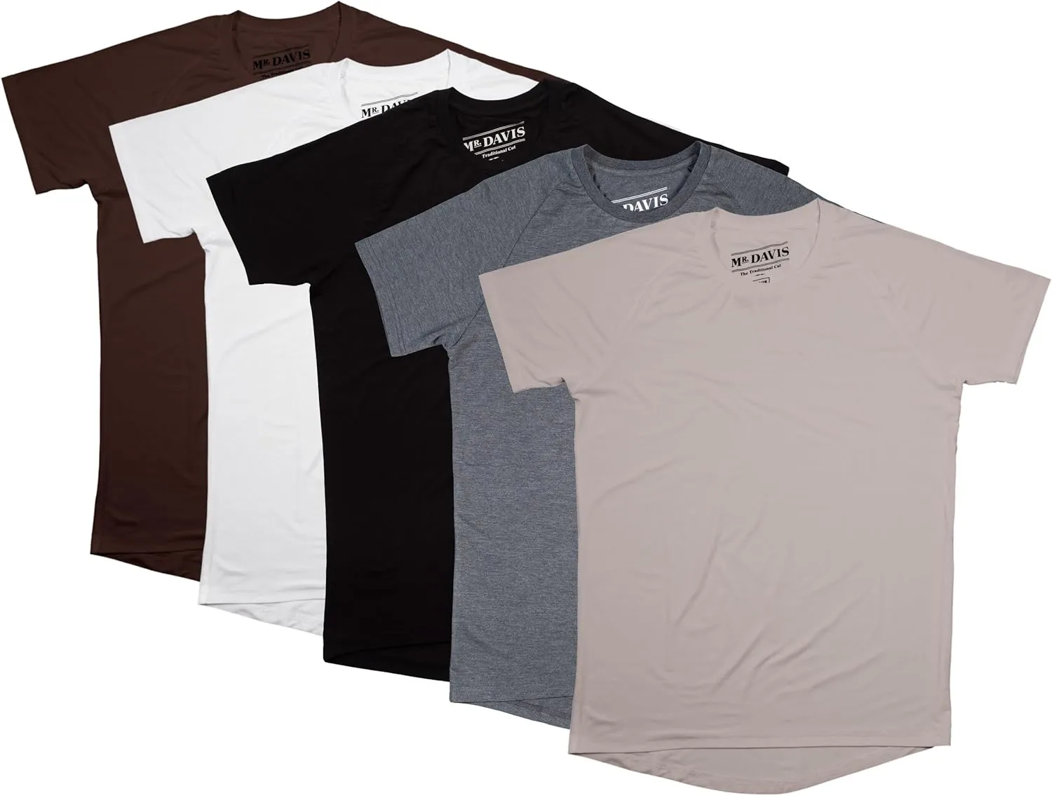 Mr. Davis Comort Fit Premium Bamboo Viscose Traditional Cut Crew Neck Men's Undershirt