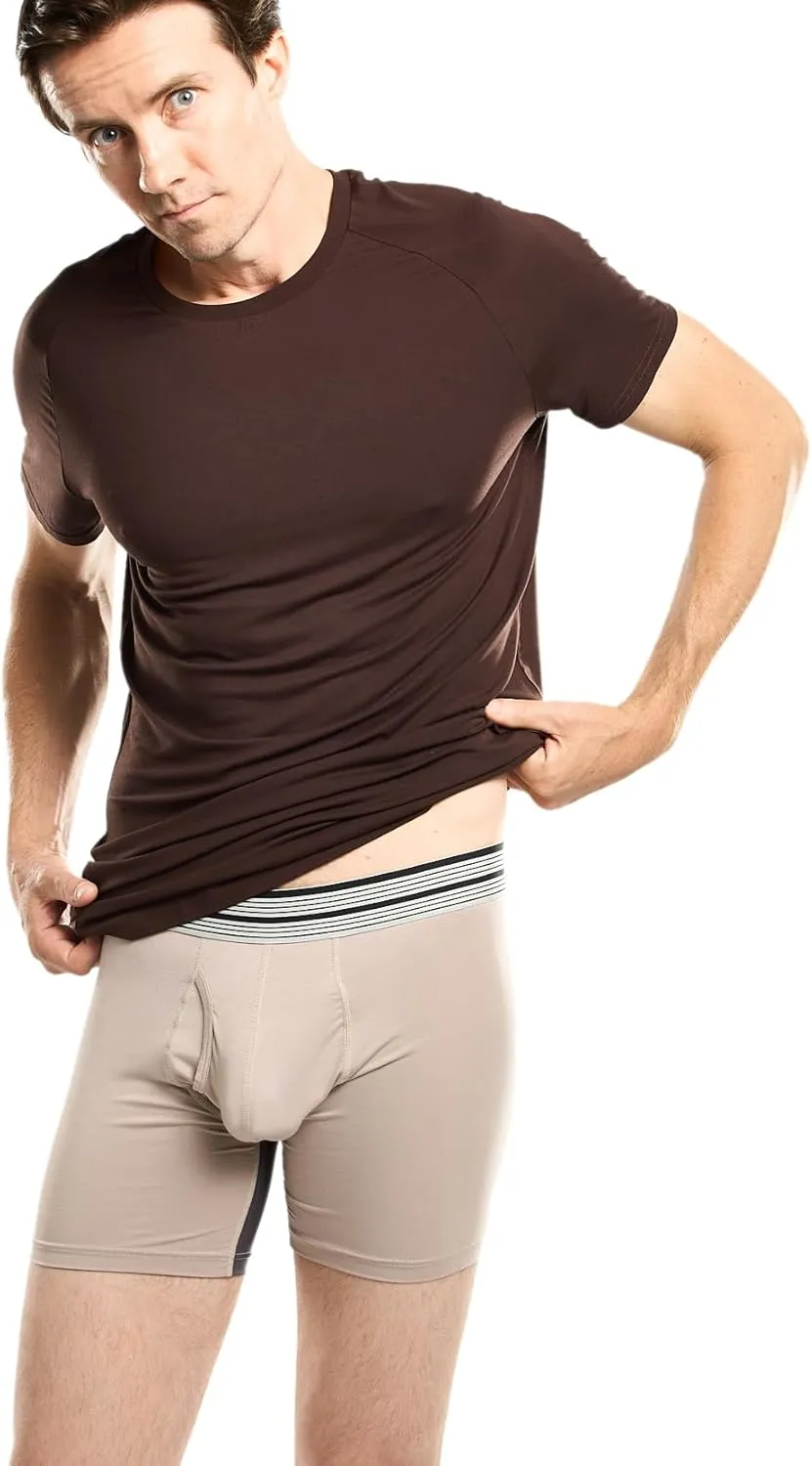 Mr. Davis Comort Fit Premium Bamboo Viscose Traditional Cut Crew Neck Men's Undershirt