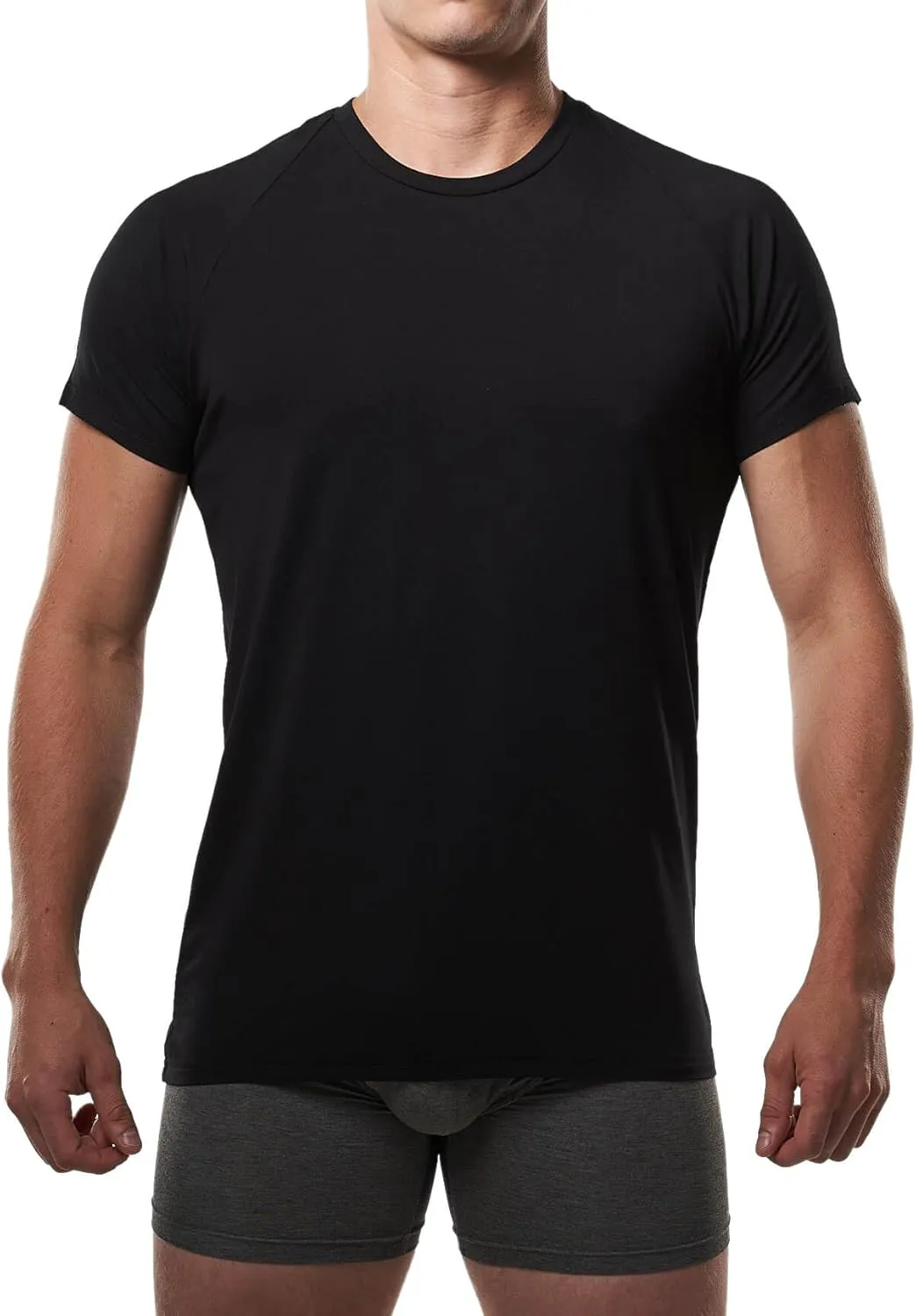 Mr. Davis Comort Fit Premium Bamboo Viscose Traditional Cut Crew Neck Men's Undershirt