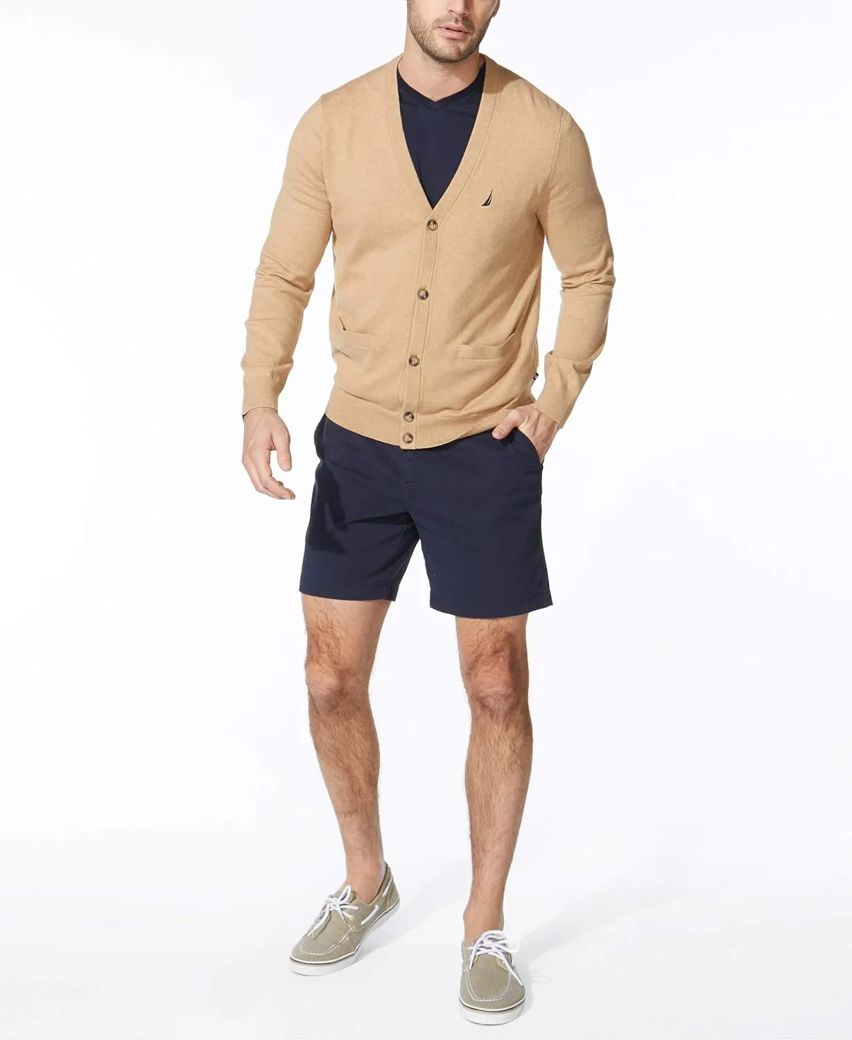 Nautica Men's Navtech Knit Cardigan