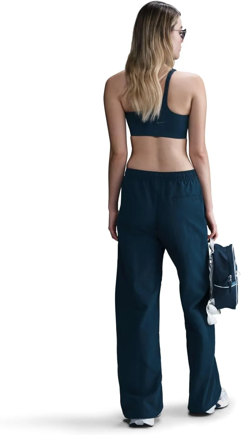 Nike Sportswear Everything Wovens Women's Mid-Rise Open-Hem Pants (FQ3588-478, Armory Navy/White)
