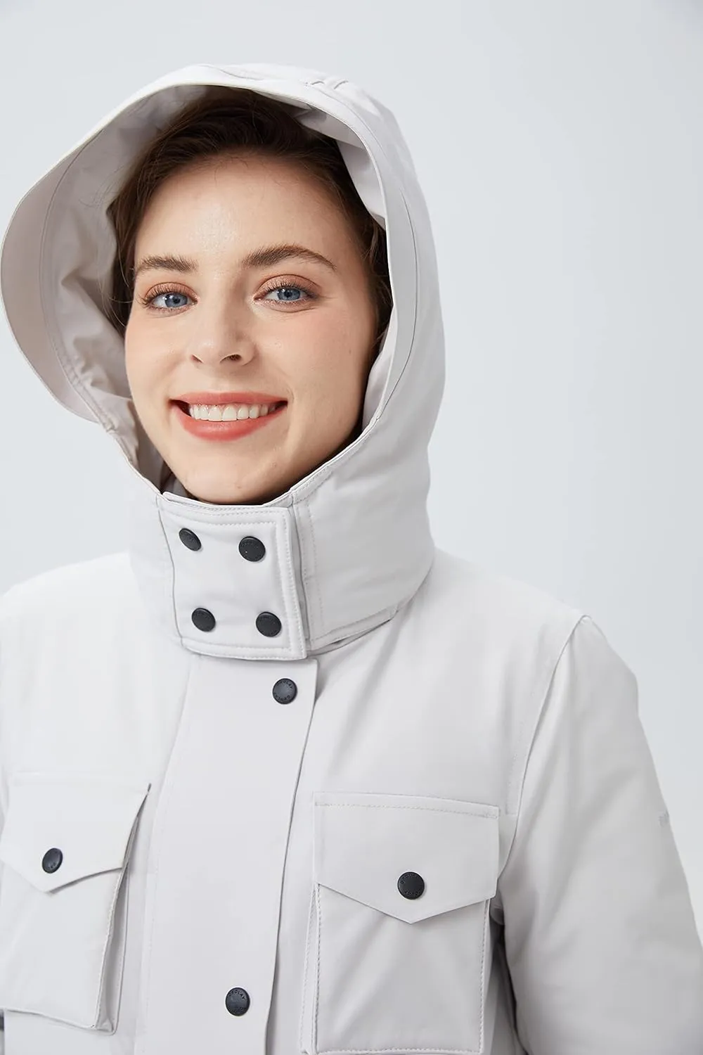 Orolay Women's Thicken Down Jacket Winter Parka Coat with Hood