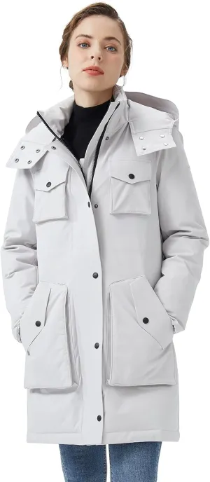 Orolay Women's Thicken Down Jacket Winter Parka Coat with Hood