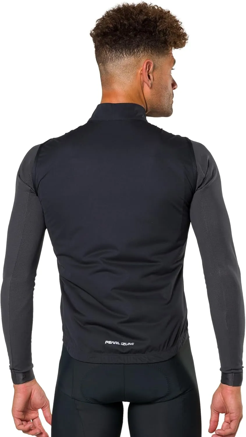 PEARL IZUMI, Men's PRO Barrier Vest, Windproof Cycling Vest, Lightweight & Packable with Reflective Safety Elements