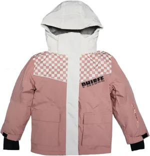 PHIBEE Girls' Sportswear Waterproof Windproof Snowboard Ski Jacket