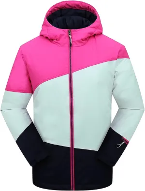 PHIBEE Girls' Sportswear Waterproof Windproof Snowboard Ski Jacket