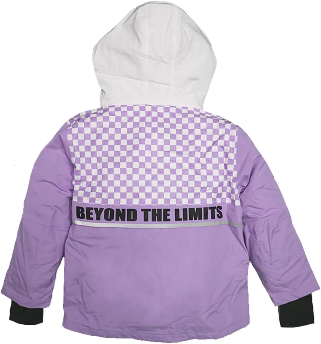 PHIBEE Girls' Sportswear Waterproof Windproof Snowboard Ski Jacket