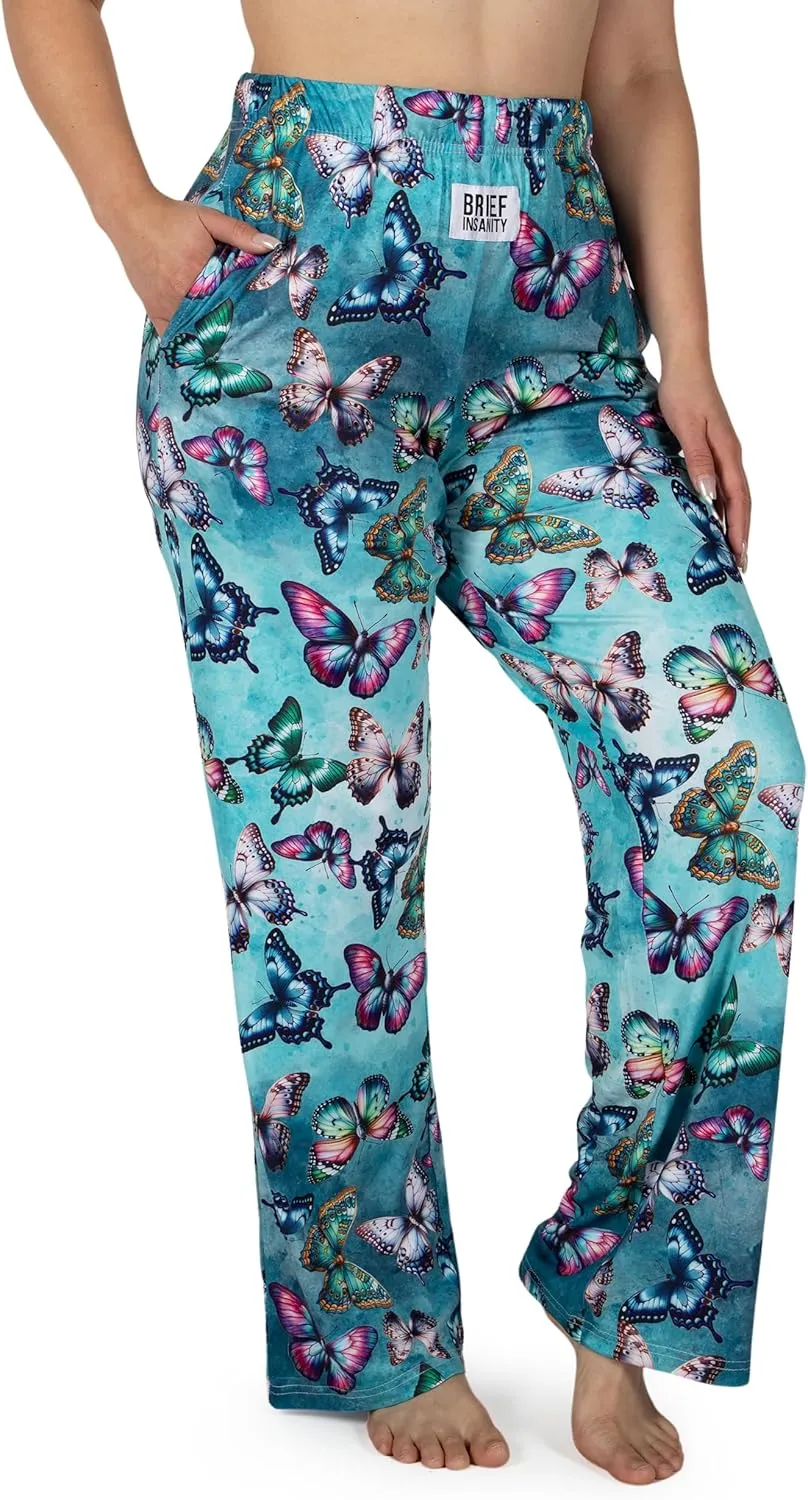 Premium Comfort Lounge Pajama Pants for Men & Women | Fun, Happy, Floral Bottoms - Comfy, Ultra Soft, Lounge Pants (S-XXL)