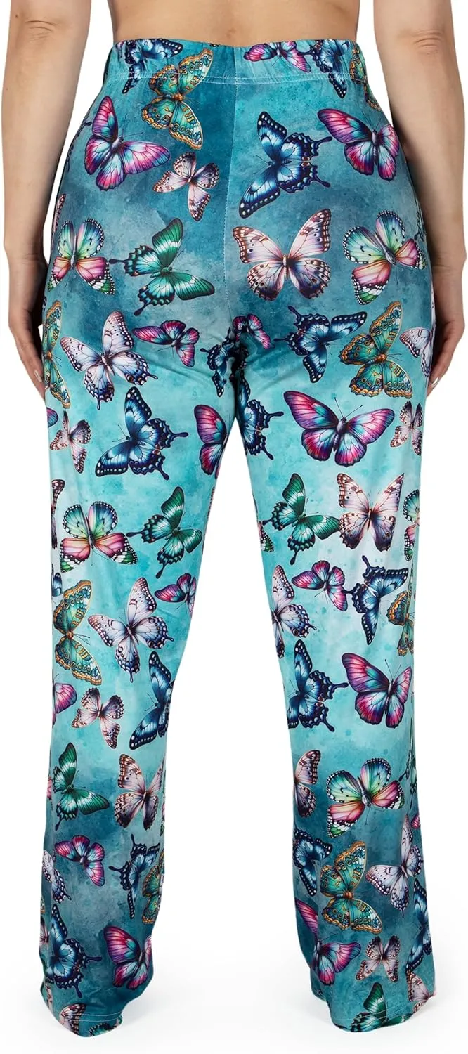 Premium Comfort Lounge Pajama Pants for Men & Women | Fun, Happy, Floral Bottoms - Comfy, Ultra Soft, Lounge Pants (S-XXL)