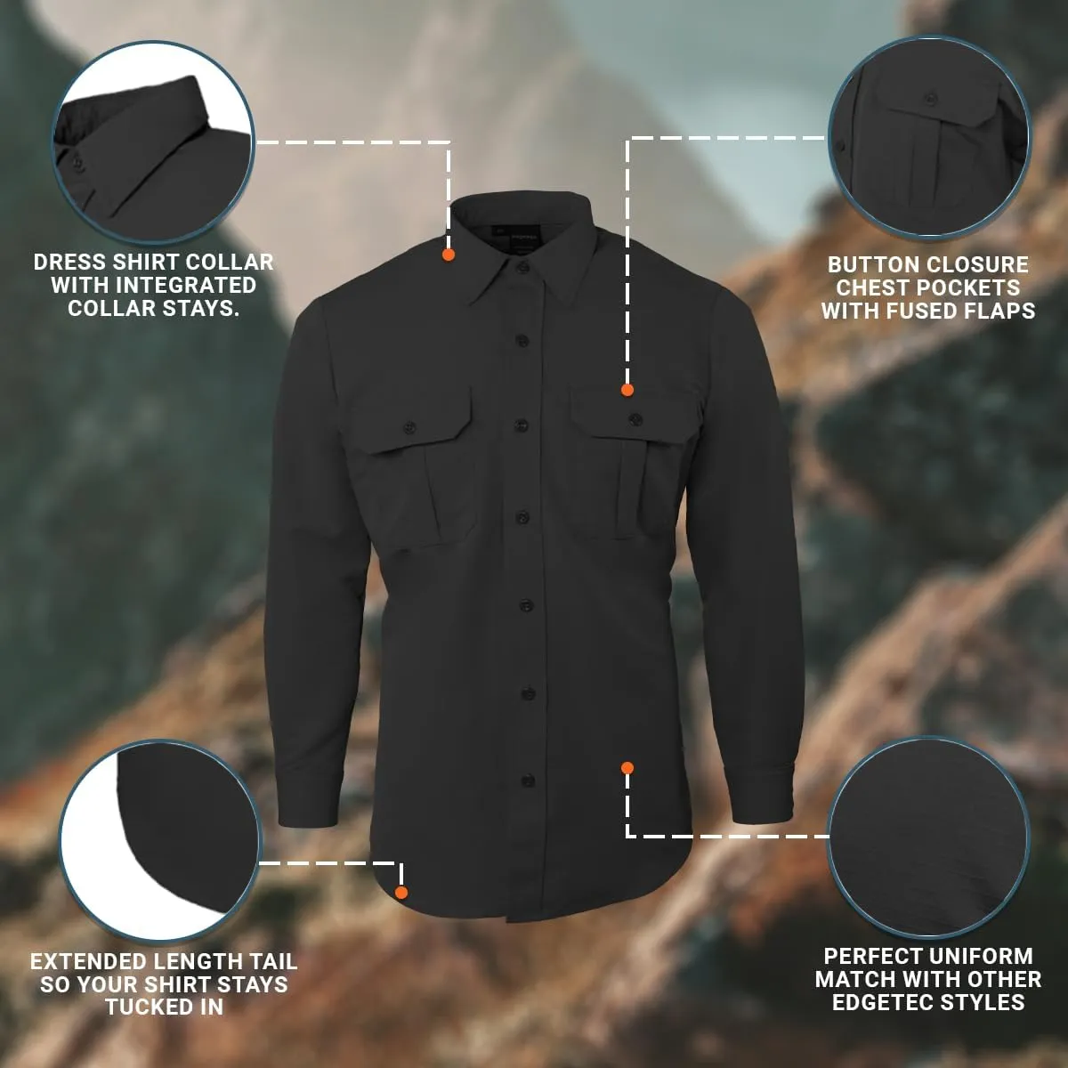 Propper Men's Edgetec Tactical Long Sleeve Shirt