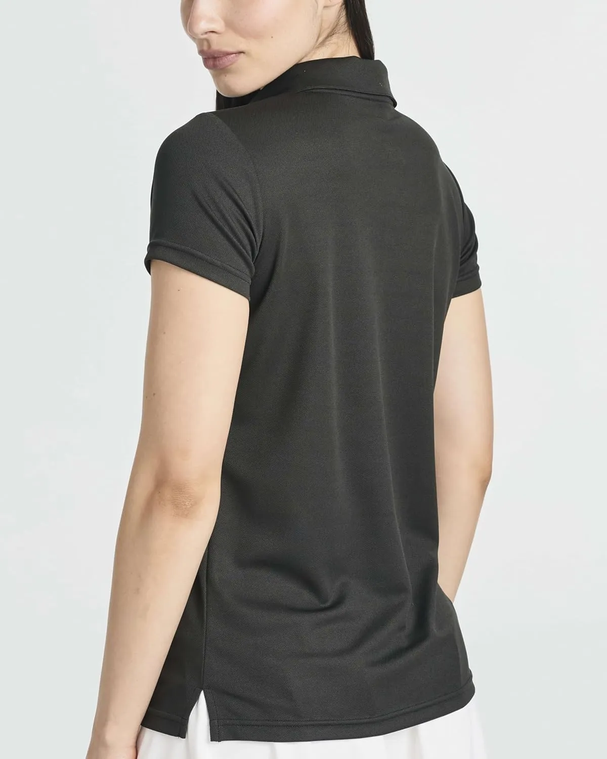 Real Essentials 3 Pack: Womens Short Sleeve Dry-Fit Performance Polo Shirt (Available in Plus)