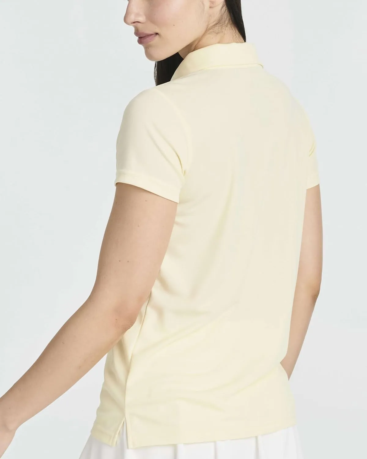 Real Essentials 3 Pack: Womens Short Sleeve Dry-Fit Performance Polo Shirt (Available in Plus)