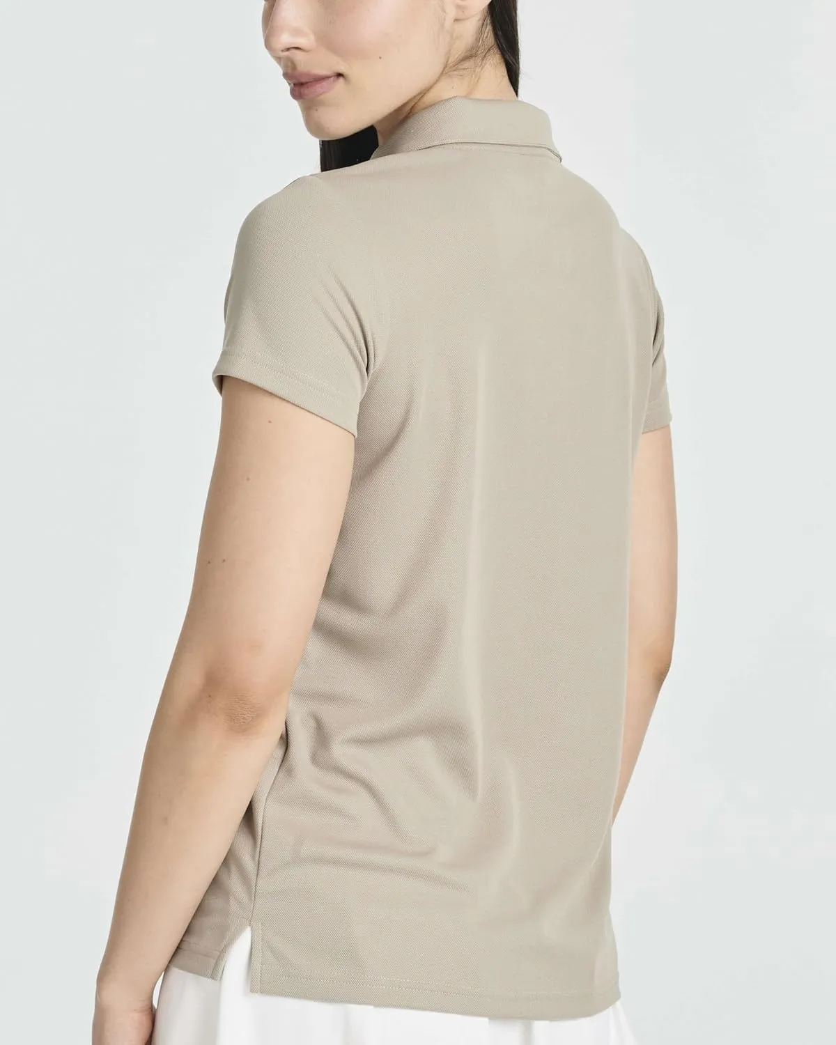 Real Essentials 3 Pack: Womens Short Sleeve Dry-Fit Performance Polo Shirt (Available in Plus)