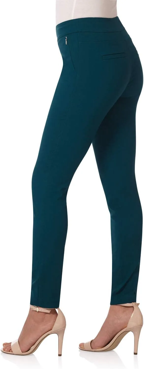 Rekucci Women's Ease into Comfort Modern Stretch Skinny Pant with Tummy Control