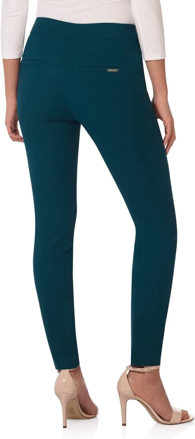 Rekucci Women's Ease into Comfort Modern Stretch Skinny Pant with Tummy Control