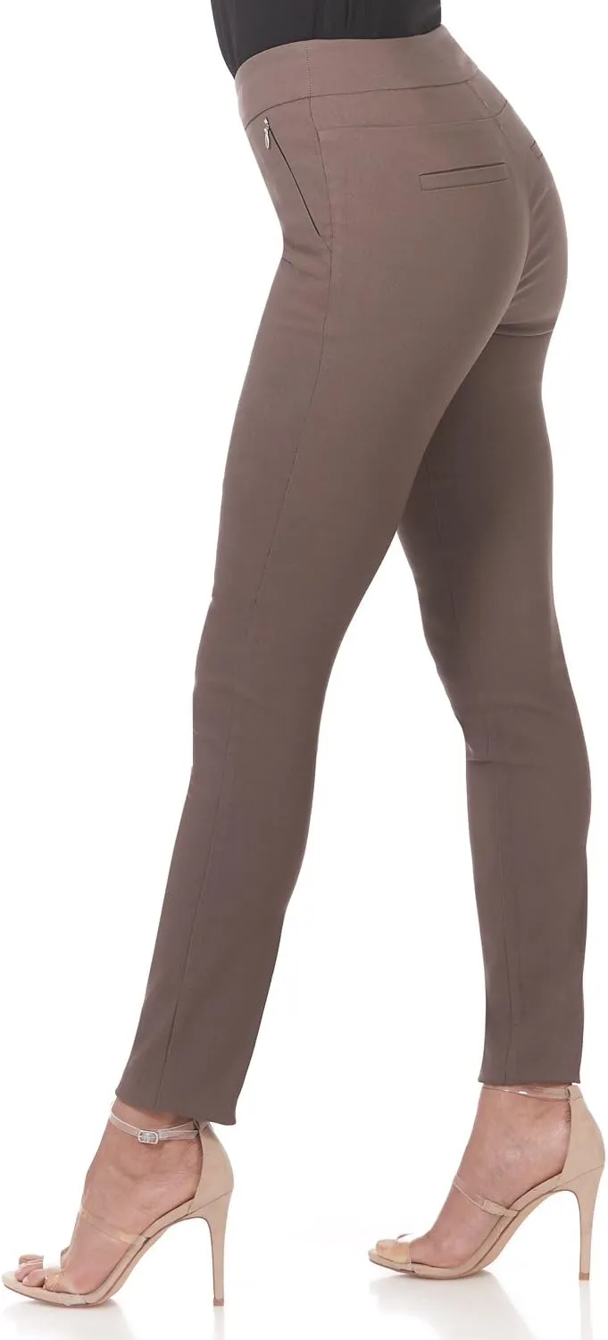 Rekucci Women's Ease into Comfort Modern Stretch Skinny Pant with Tummy Control