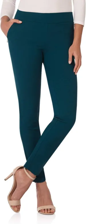 Rekucci Women's Ease into Comfort Modern Stretch Skinny Pant with Tummy Control