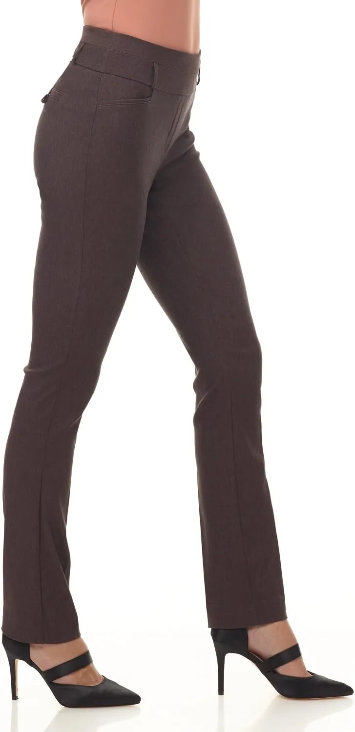 Rekucci Women's Ease into Comfort Stretch Slim Pant