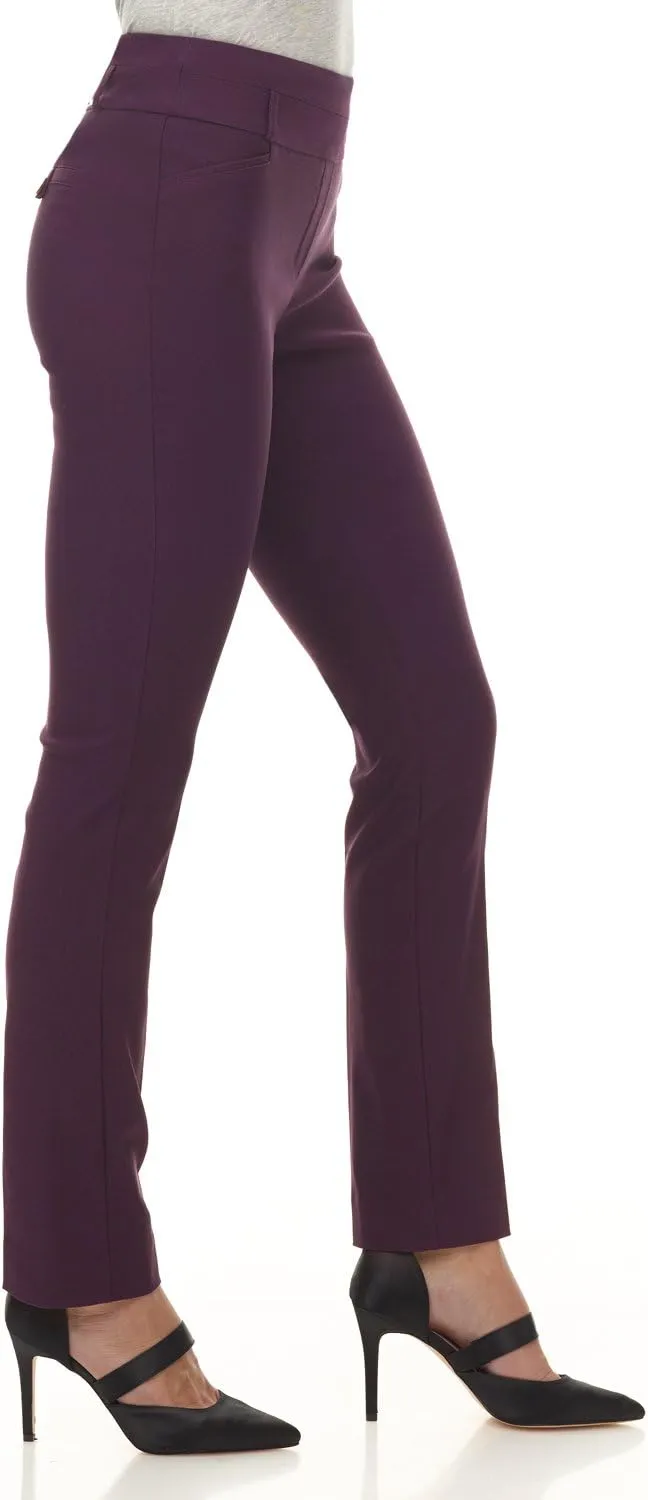 Rekucci Women's Ease into Comfort Stretch Slim Pant