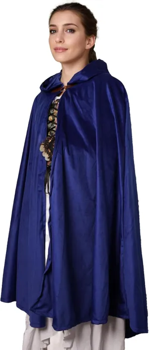 Renaissance Hooded Cloak Medieval Renaissance Faire Outfits Halloween Costume Wizard Witch Cape Adult