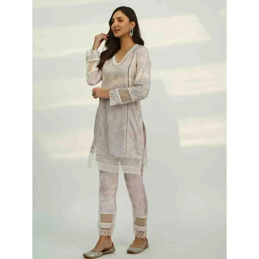 Roze Ismat Velvet (Set Of 2)