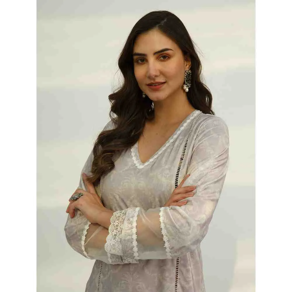 Roze Ismat Velvet (Set Of 2)