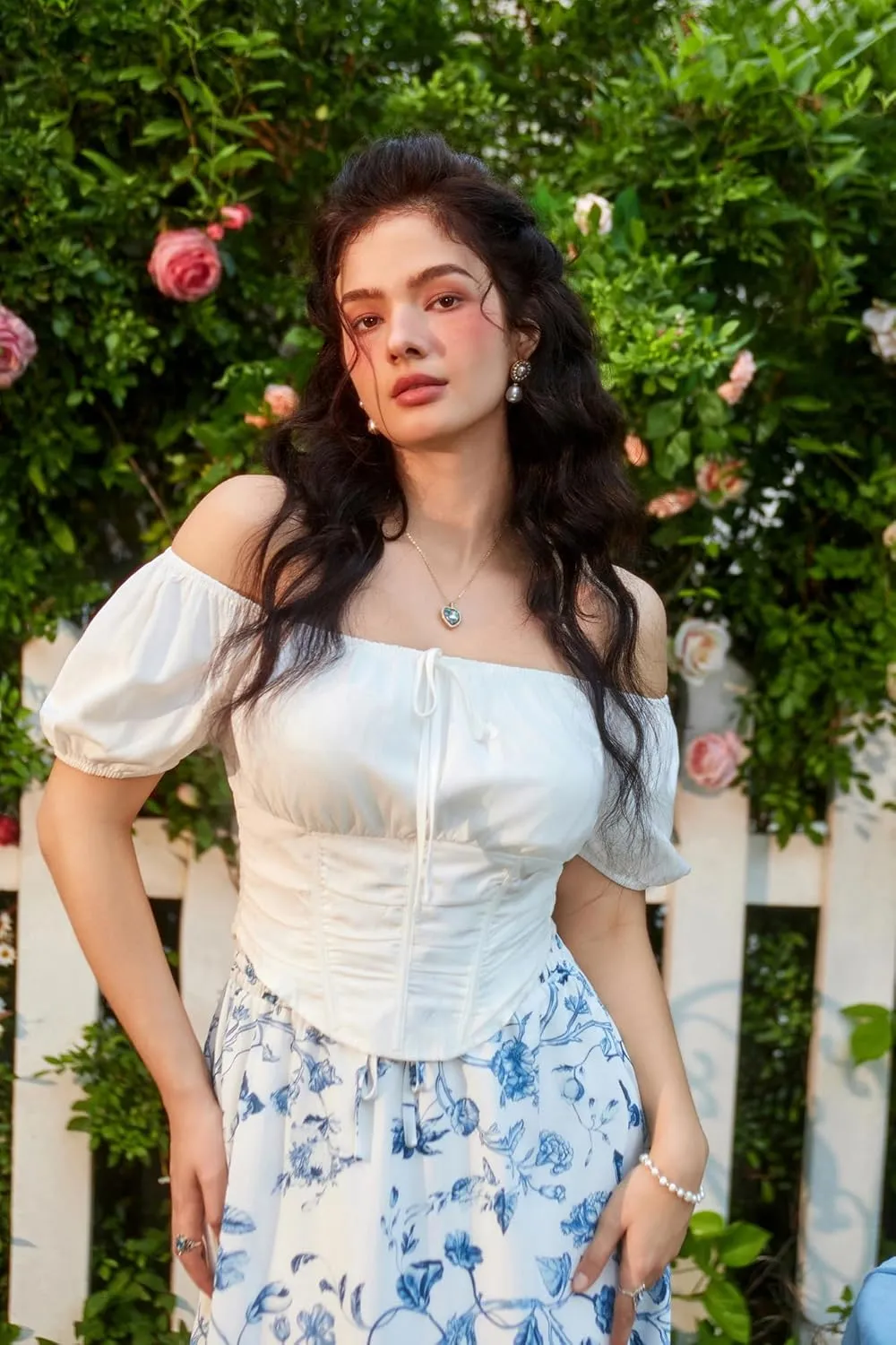 Scarlet Darkness Renaissance Shirt Women Off The Shoulder Corset Tops Peasant Blouse